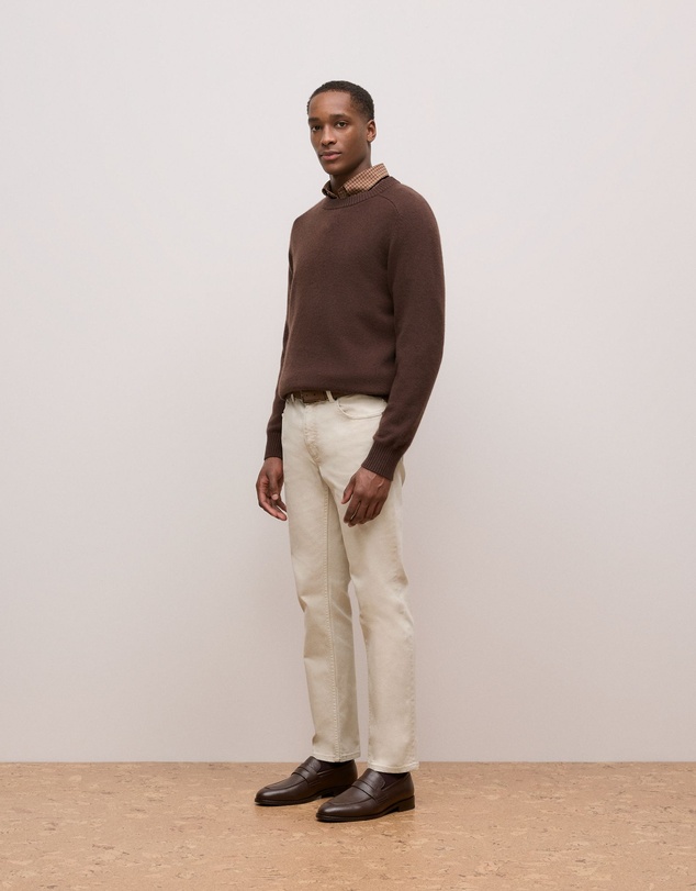 Trenery - Cashmere Crew Pullover in Espresso