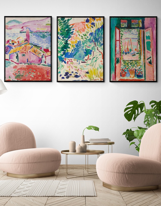 Inka Arthouse - 3x Henri Matisse Art Prints