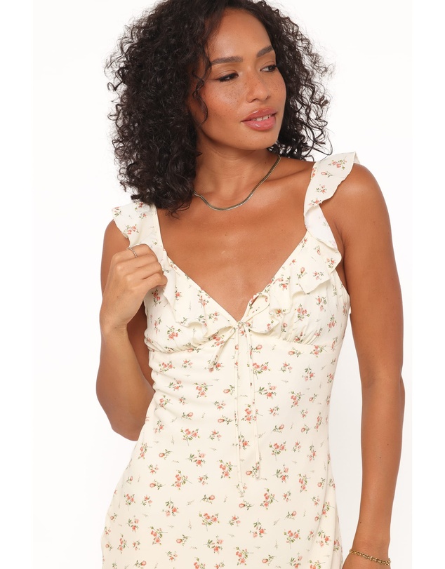 Petal & Pup - Sansa Midi Dress - Yellow Floral