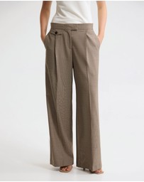 Oxford - Belle Houndstooth Wool Pant