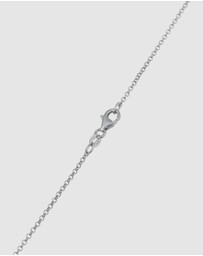 Elli Jewelry - Necklace with pendant Circle Zirconia 925 Sterling Silver