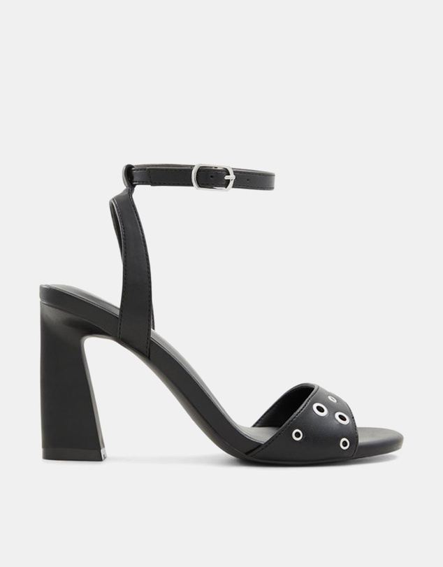 Call It Spring - Denverr Ankle Strap Eyelet Heels