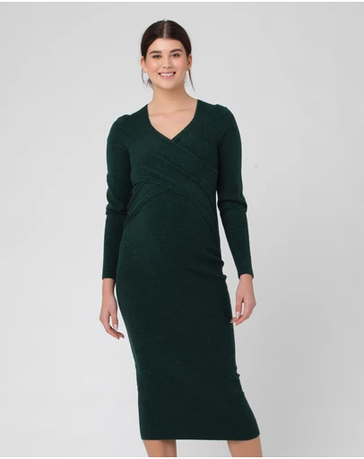 Ripe Maternity - Heidi Nursing Knit Dress