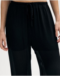 Minima Esenciales - Callan Sheer Wide Leg Pants