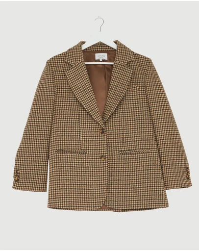 Revibe - Repaired Minima Esenciales Desi Wool Blazer - AU 8