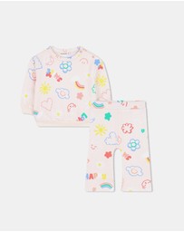 Billieblush - Heart Detail Sweater and Trousers Set - Babies