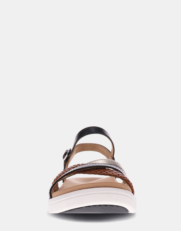 Mia Vita - Banks Sandal - Black Multi