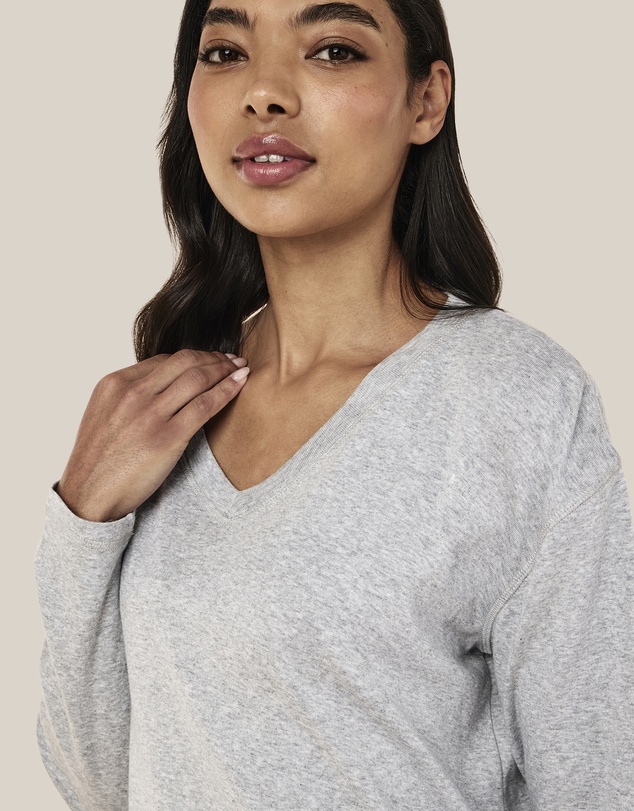 Papinelle - Pia Luxe V Neck Long Sleeve Top