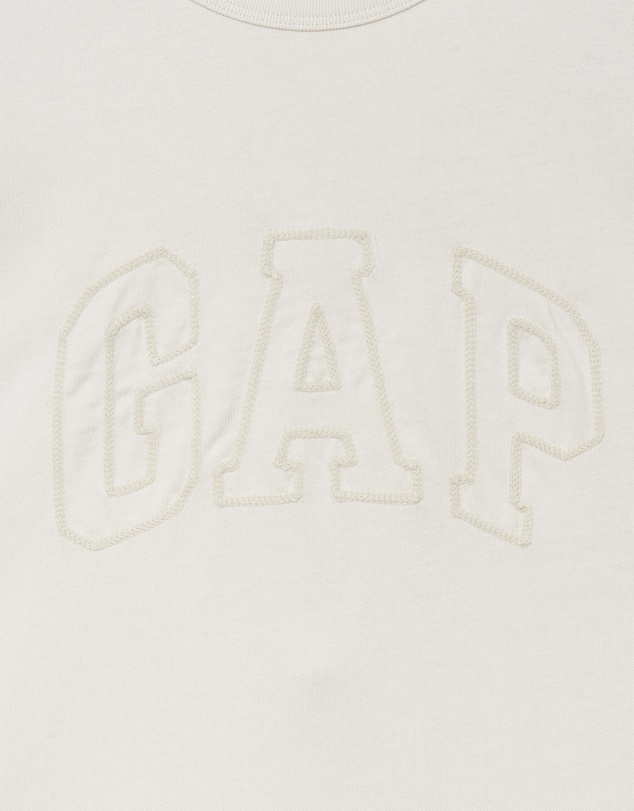 GAP - Chainstitch Logo Crop Tee
