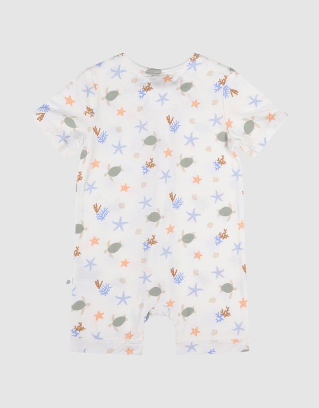 Kynd Baby - Essential Short Sleeve Onesie in Underwater World