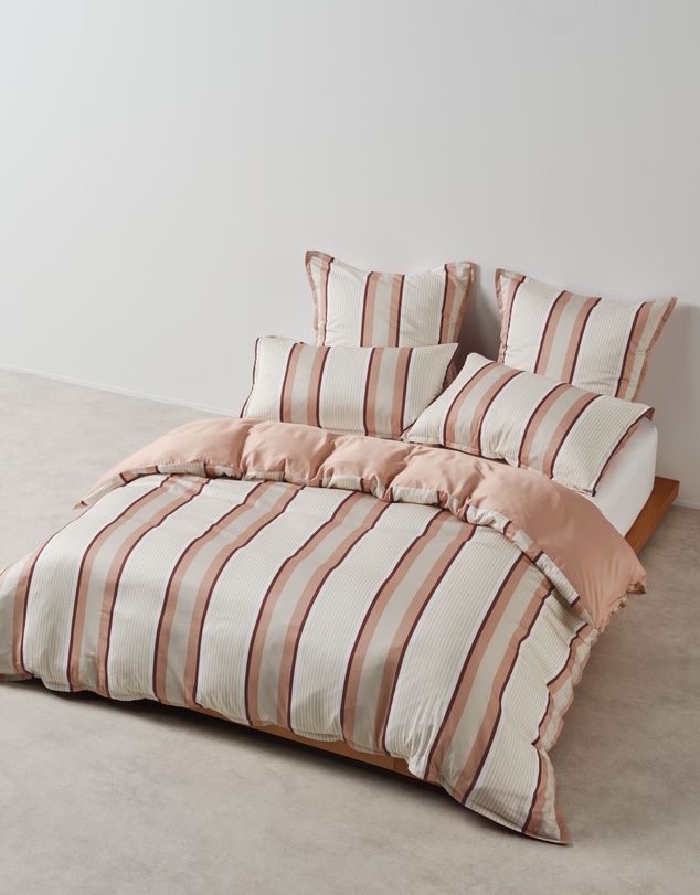 Linen House - Nara Bamboo Cotton 400TC Stripe European Pillowcase
