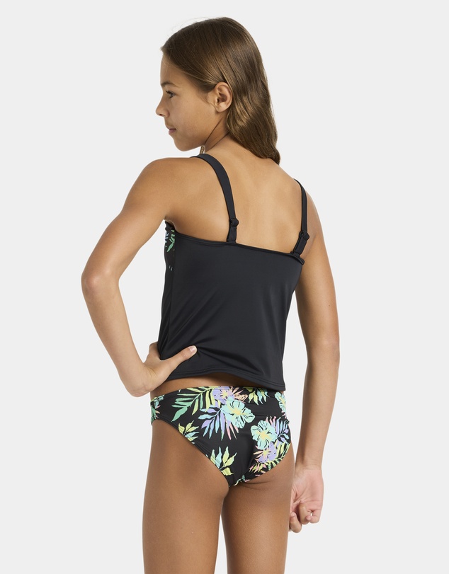 Roxy - Girls 4 to 16 Roxy Active Tankini Set Two Piece