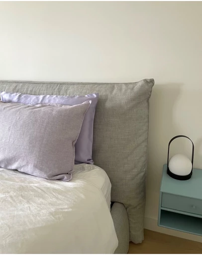 SILK MAGNOLIA - French Linen Pillowcase