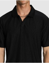 yd. - Diego Textured Polo Shirt