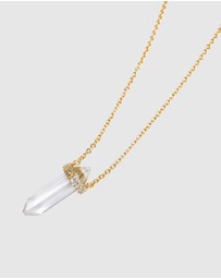 Nialaya Jewellery - Quartz Crystal Necklace