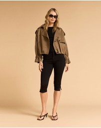 MVN - Cropped Trench Coat