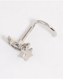 Lovisa - Surgical Steel Moon Nose Stud