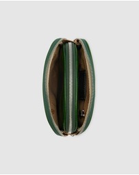 Republic of Florence - Duo Green Leather Pouch Set