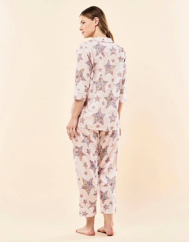 Papinelle - Floral Star Crop PJ Set