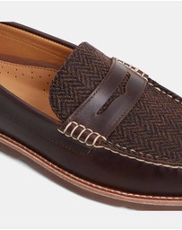Sperry - Ripple Penny Leather Herringbone - Men's