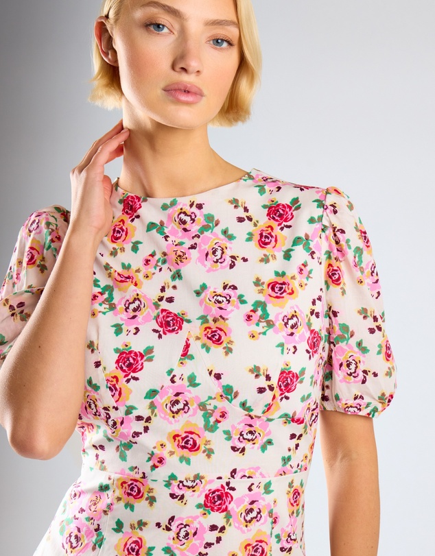 Glamorous - Round Neck Mini Drerss