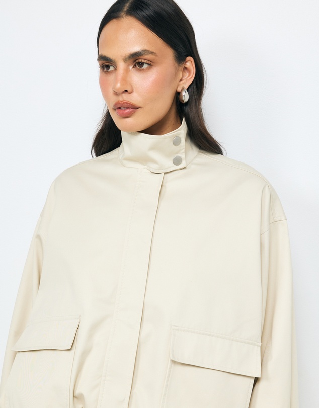 AERE - Ines Funnel Neck Bomber