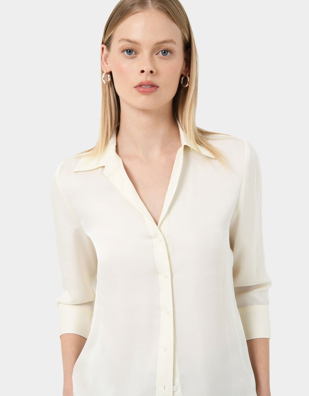 Forcast - Hailee 3/4 Sleeve Satin Blouse