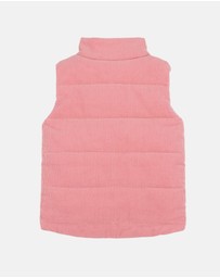 Fox & Finch - Wild Garden Quilted Zip Up Vest - Kids