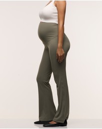 Soon Maternity - Straight Flare Overbelly Leggings