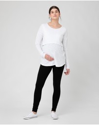 Ripe Maternity - Richie Long Sleeve Nursing Tee