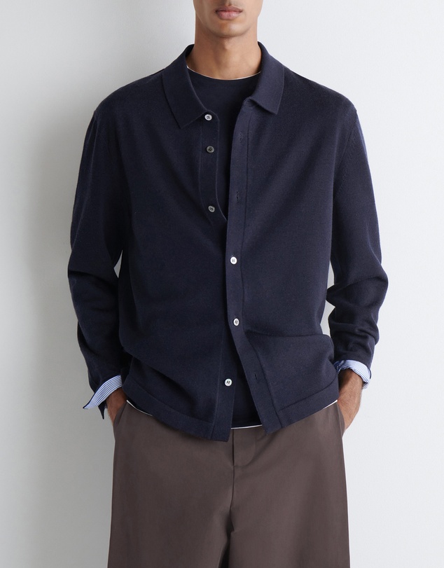 COS - Knitted Merino Wool Shirt