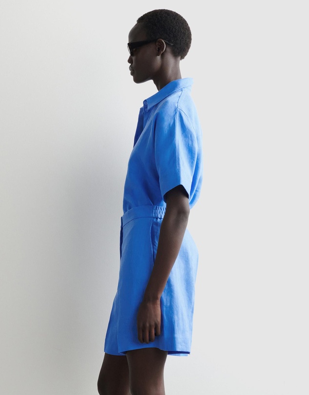 COS - Tailored Elasticated Linen Shorts