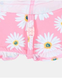 Toshi - Swim Bell Hat Ripple -  Daisy Watermelon XS