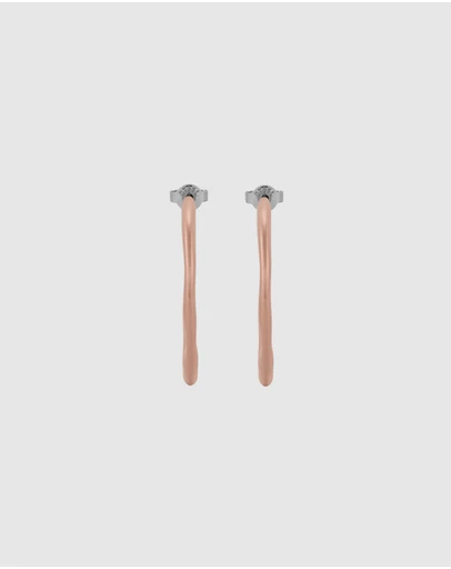Skagen - Moderne Stak Rose Gold Tone Tone Earring
