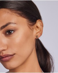 Zoe Olivia - 9K Gold Clover Stud Earrings