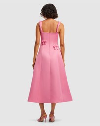 LEO LIN - Beatrice Bow Midi Dress