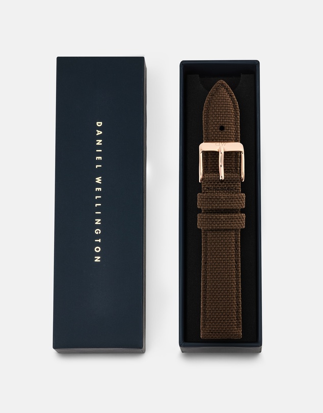 Daniel Wellington - 18mm Strap Canvas Brown RG