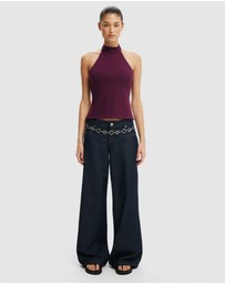 Cotton On - Hold Me Halter Twist Back Top