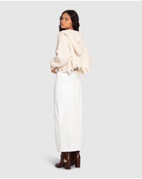 Belle & Bloom - Can't Forget You Denim Midi Skirt