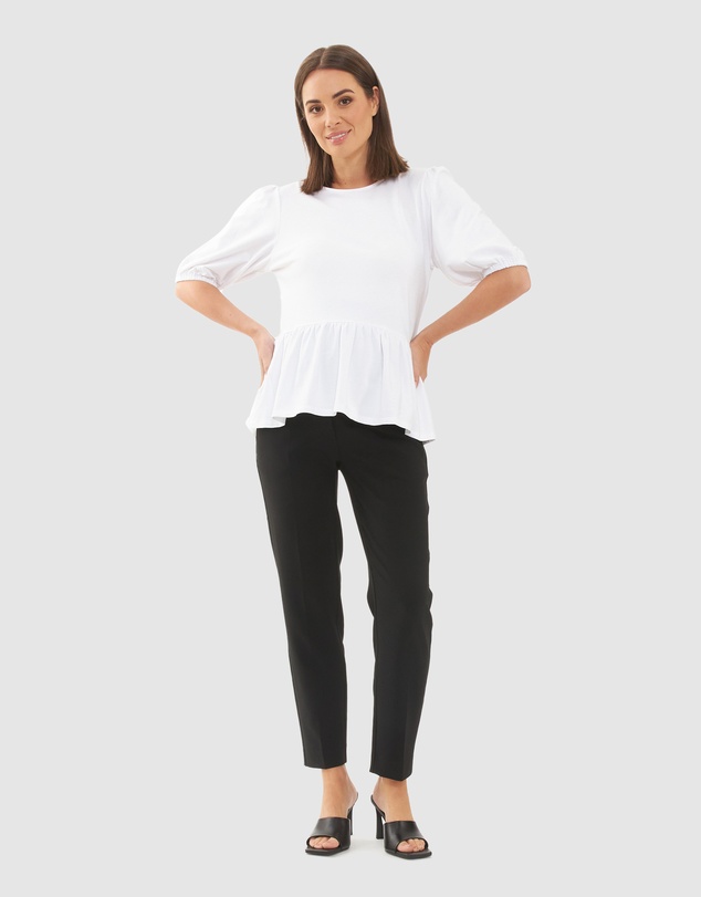 Ripe Maternity - Nadia Peplum Top