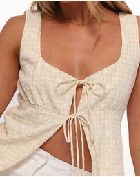 Petal & Pup - Capra Top - Yellow Gingham