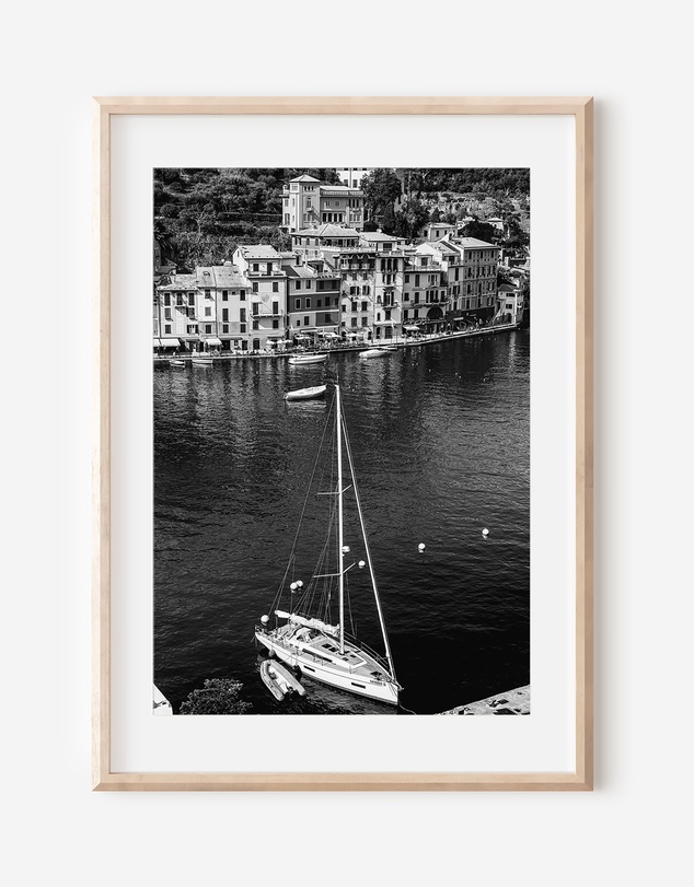 LEGGERA - Yachts of Portofino B&W Print
