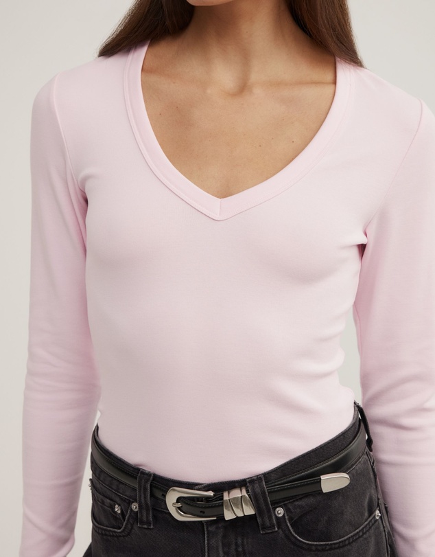 Witchery - V-neck Long Sleeve Top