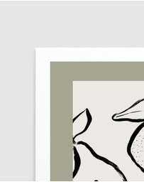 Olive et Oriel - Culinaria No01 by Treechild Art Print