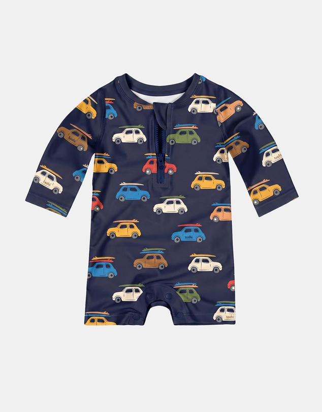 Toshi - Pirate LS Swim Onesie - Babies