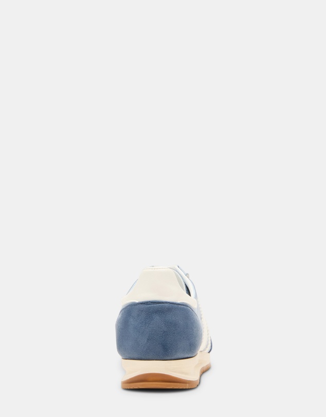 Steve Madden - Jumper Light Blue Satin Sneakers