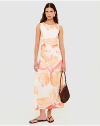 Staple the Label - Solana Mesh Midi Dress