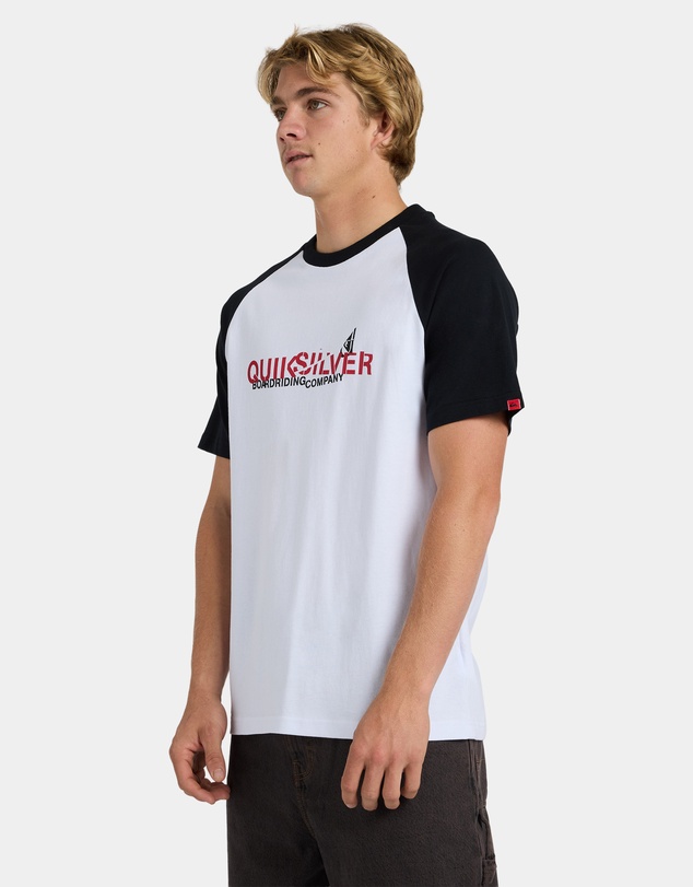 Quiksilver - Mens YG Split Raglan Oversized T-Shirt
