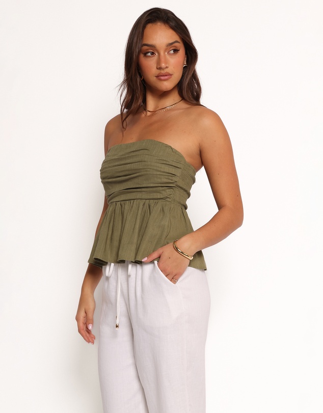 Petal & Pup - Maia Top - Olive