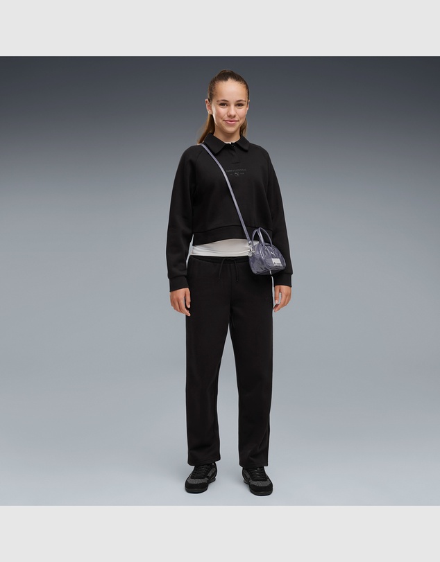 Puma - Class Relaxed Cropped Fleece Sweatshirt - Girls